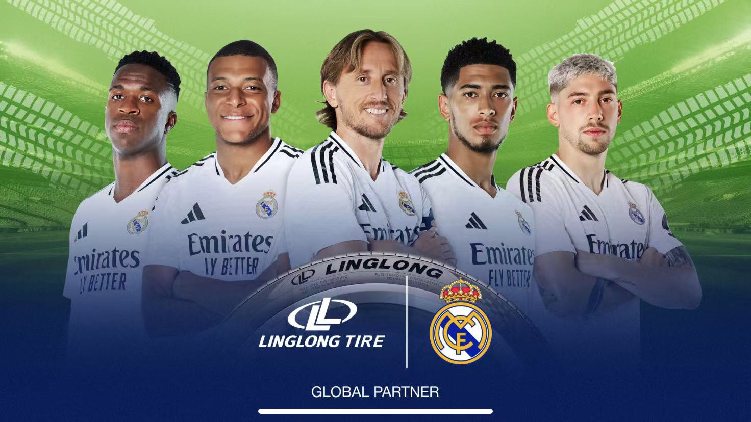 Ban linglong secara resmi menjadi mitra global Real Madrid